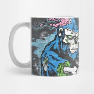 Graffiti Neck Gator Brain Monkey Urban Art Mug